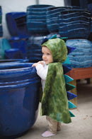 Udklædning - Grøn Dragekappe - Fra 1-2 år. - Billede 1