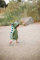 Udklædning - Grøn Dragekappe - Fra 1-2 år. - Billede 1