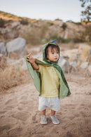 Udklædning - Grøn Dragekappe - Fra 1-2 år. - Billede 1