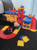Vikingtoys 7 cm Bilgarage i plast - Fra 1 år - Billede 1