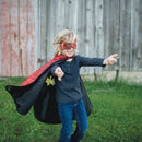 Udklædning - Vendbar kappe - Spiderman/Batman - Fra 4-6 år. - Billede 1