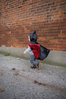 Vendbar batman/spidermand kappe - 1-2 år