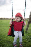 Vendbar batman/spidermand kappe - 2-3 år