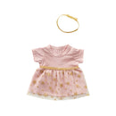 byASTRUP Dukketøj: 30-35 cm - Tyl Kjole med Hårbånd. - Billede 1