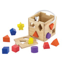 Puttekasse i træ med 12 klodser fra VIGA - Fra 12 mdr. - Billede 1