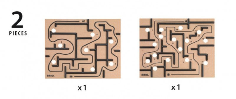 Ekstra plader til det populære Labyrint spil (55572) - 2 stk. - Billede 1
