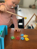 Fiskespil i træ med magneter fra VIGA - 4 stænger - Fra 2 år. - Billede 1