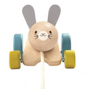 Trækdyr Hoppe Kanin, PlanToys - 1 stk. - Billede 1
