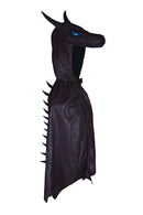 Udklædning - Sort Dragekostume - Fra 5-6 år. - Billede 1