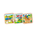 Puslespil m/9 brikker - Vilkårlig motiv. - Billede 1