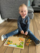 Puslespil fra Goki - Bondegård - 24 brikker.