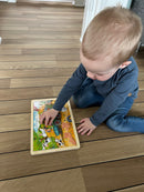 Puslespil fra Goki - Bondegård - 24 brikker.