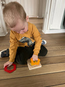 Puslespil fra Goki - Geometri med 5 lag - 5 Brikker.