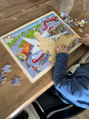 Træpuslespil - Lufthavn - 96 brikker - Fra 4 år