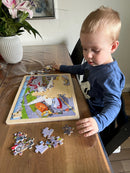 Træpuslespil - Lufthavn - 96 brikker - Fra 4 år