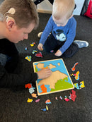 Puslespil fra Goki - Europa - 38 brikker.