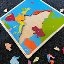 Puslespil fra Goki - Europa - 38 brikker.