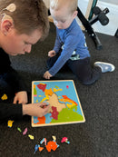 Puslespil fra Goki - Europa - 38 brikker.