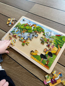 Puslespil fra Goki - Zoologisk Have - 24 brikker.