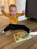 Puslespil fra Goki - Zoologisk Have - 24 brikker.