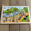 Puslespil fra Goki - Zoologisk Have - 24 brikker.