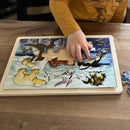 Puslespil fra Goki - Havdyr - 24 brikker.