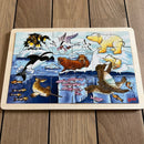 Puslespil fra Goki - Havdyr - 24 brikker.