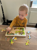 Puslespil fra Goki - Babydyr - 24 brikker.