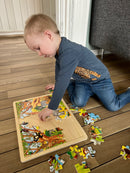 Puslespil fra Goki - Afrikas dyr - 48 brikker.