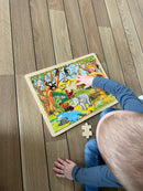 Puslespil fra Goki - Afrikas dyr - 48 brikker.