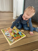 Puslespil fra Goki - Afrikas dyr - 48 brikker.