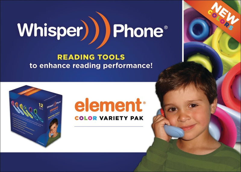 Whisper Phones Element - Junior udgave - Sæt med 12 stk. - Billede 1