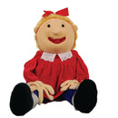 Hånddukke Pige - Lys hud - 70 cm - Billede 1