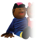 Hånddukke Dreng - Mørk hud - 70 cm - Billede 1