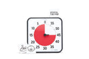 Time Timer 8" visuelt ur med alarm - 20 x 20 cm - Sort farve. - Billede 1