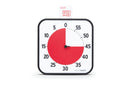 Time Timer 12" visuelt ur med alarm - 30 x 30 cm - Sort farve. - Billede 1