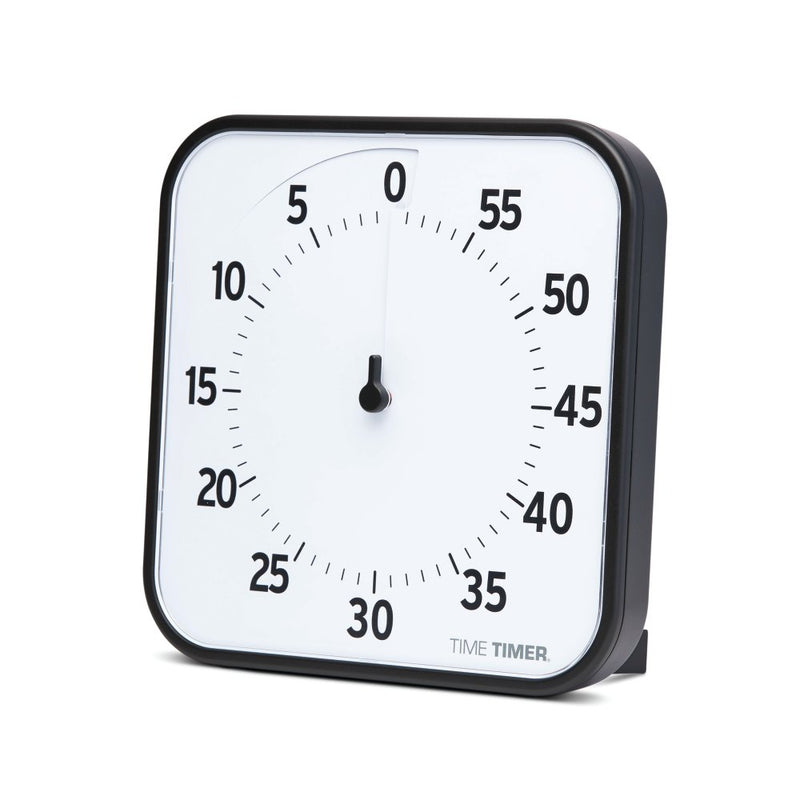 Time Timer 12" visuelt ur med alarm - 30 x 30 cm - Sort farve. - Billede 1