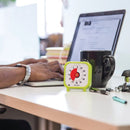 Time Timer 3" visuelt ur med alarm - 7,5 x 7,5 cm - Limegrøn farve. - Billede 1