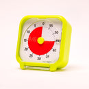 Time Timer 3" visuelt ur med alarm - 7,5 x 7,5 cm - Limegrøn farve.