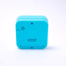 Time Timer 3" visuelt ur med alarm - 7,5 x 7,5 cm - Turkisblå farve.