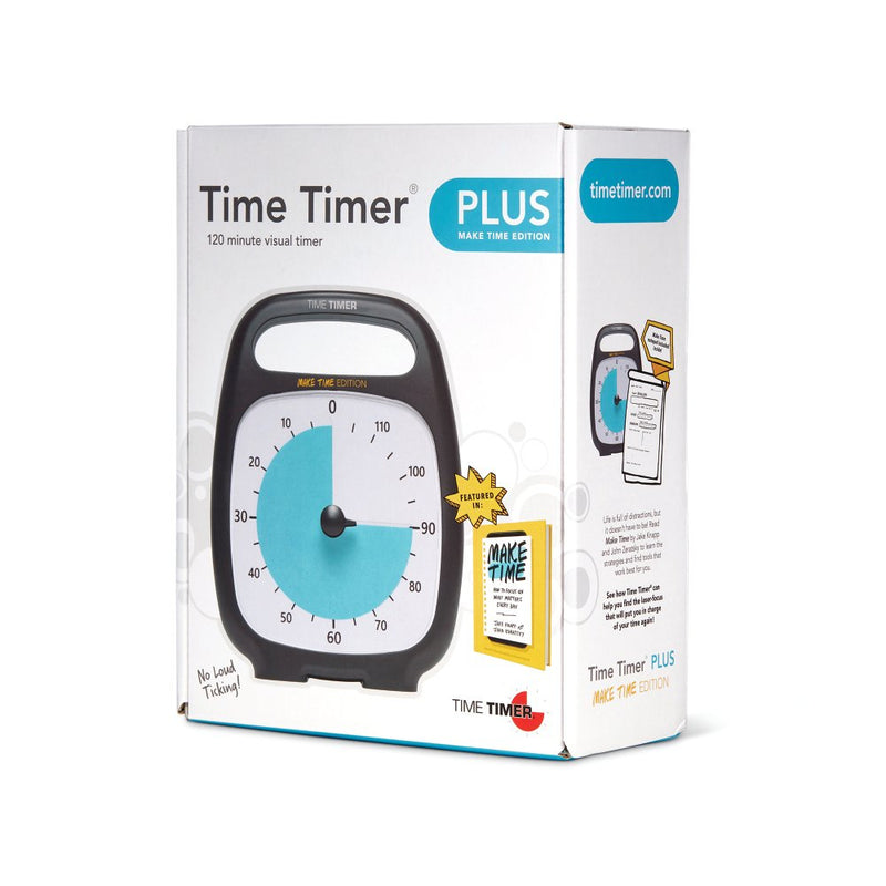 Time Timer PLUS visuelt ur med alarm - 120 min - MAKE TIME S.E. - Billede 1