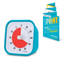 Time Timer MOD SPRINT visuelt ur med alarm - 8 x 8 cm - Lyseblå farve. - Billede 1