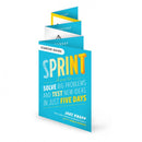 Time Timer MOD SPRINT visuelt ur med alarm - 8 x 8 cm - Lyseblå farve. - Billede 1