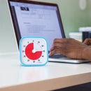 Time Timer MOD SPRINT visuelt ur med alarm - 8 x 8 cm - Lyseblå farve. - Billede 1