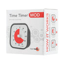Time Timer MOD visulet ur med alarm - 9 x 9 cm - Grå farve. - Billede 1