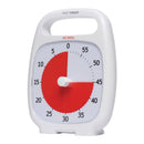 Time Timer PLUS visuelt ur med alarm - 60 min - Hvid farve. - Billede 1
