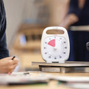 Time Timer PLUS visuelt ur med alarm - 60 min - Hvid farve. - Billede 1