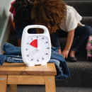 Time Timer PLUS visuelt ur med alarm - 60 min - Hvid farve. - Billede 1