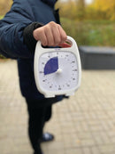 Time Timer PLUS visuelt ur med alarm - 120 min - Hvid farve. - Billede 1