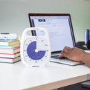 Time Timer PLUS visuelt ur med alarm - 120 min - Hvid farve. - Billede 1